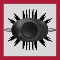 Revlon RVDR5282UKE Haarbürste Schwarz mit Ionisierung Revlon RVDR5282UKE Haarbürste Schwarz mit Ionisierung