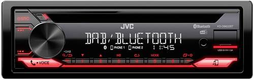 JVC KDDB622BT Autoradio Anschluss für Lenkradfernbedienung, Bluetooth® Freisprecheinrichtung, DAB  - Onlineshop Voelkner