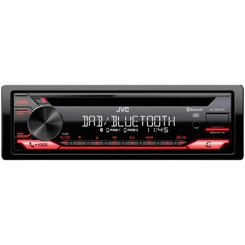 JVC KDDB622BT Autoradio Anschluss für Lenkradfernbedienung, Bluetooth®-Freisprecheinrichtung, DAB+ Tuner JVC KDDB622BT Autoradio Anschluss für Lenkradfernbedienung, Bluetooth®-Freisprecheinrichtung, DAB+ Tuner
