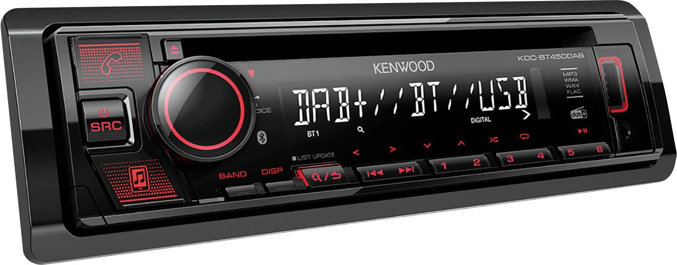 Kenwood KDCBT450DAB Autoradio Anschluss für Lenkradfernbedienung