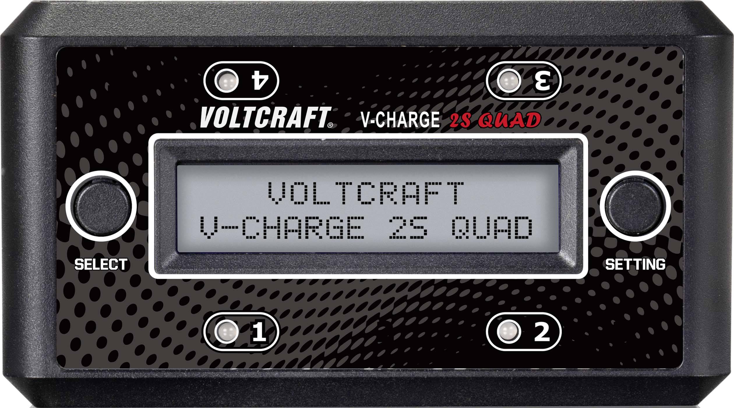 VOLTCRAFT V-Charge 2S Quad Modellbau-Ladegerät LiPo, LiHV, NiCd, NiMH Erhaltungsladung