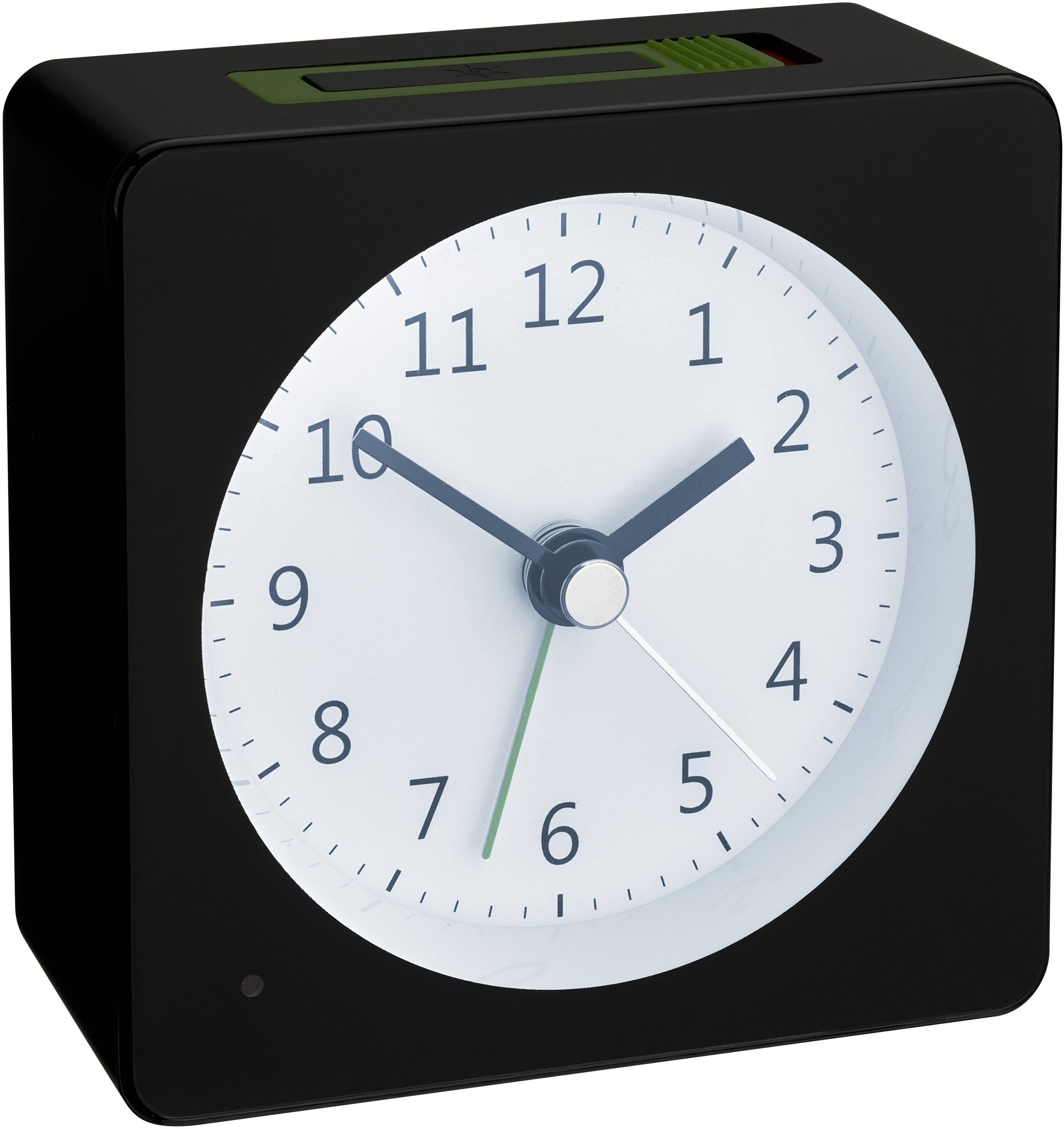 TFA Dostmann 60.1031.01 Quarz Wecker Schwarz Alarmzeiten 1