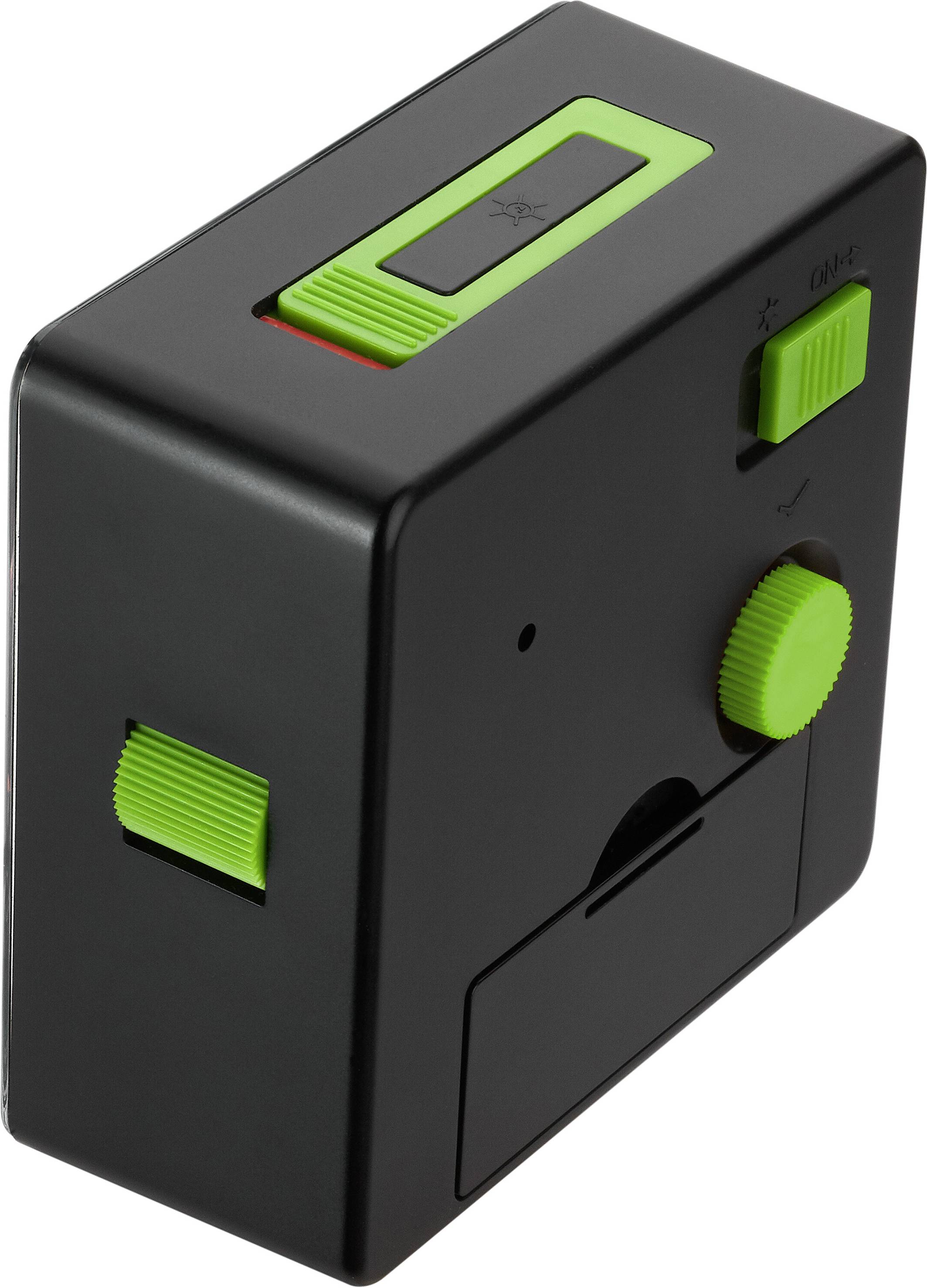 TFA Dostmann 60.1031.01 Quarz Wecker Schwarz Alarmzeiten 1