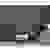 TFA Dostmann 60.5015.04 à quartz Réveil noir grand écran, port USB