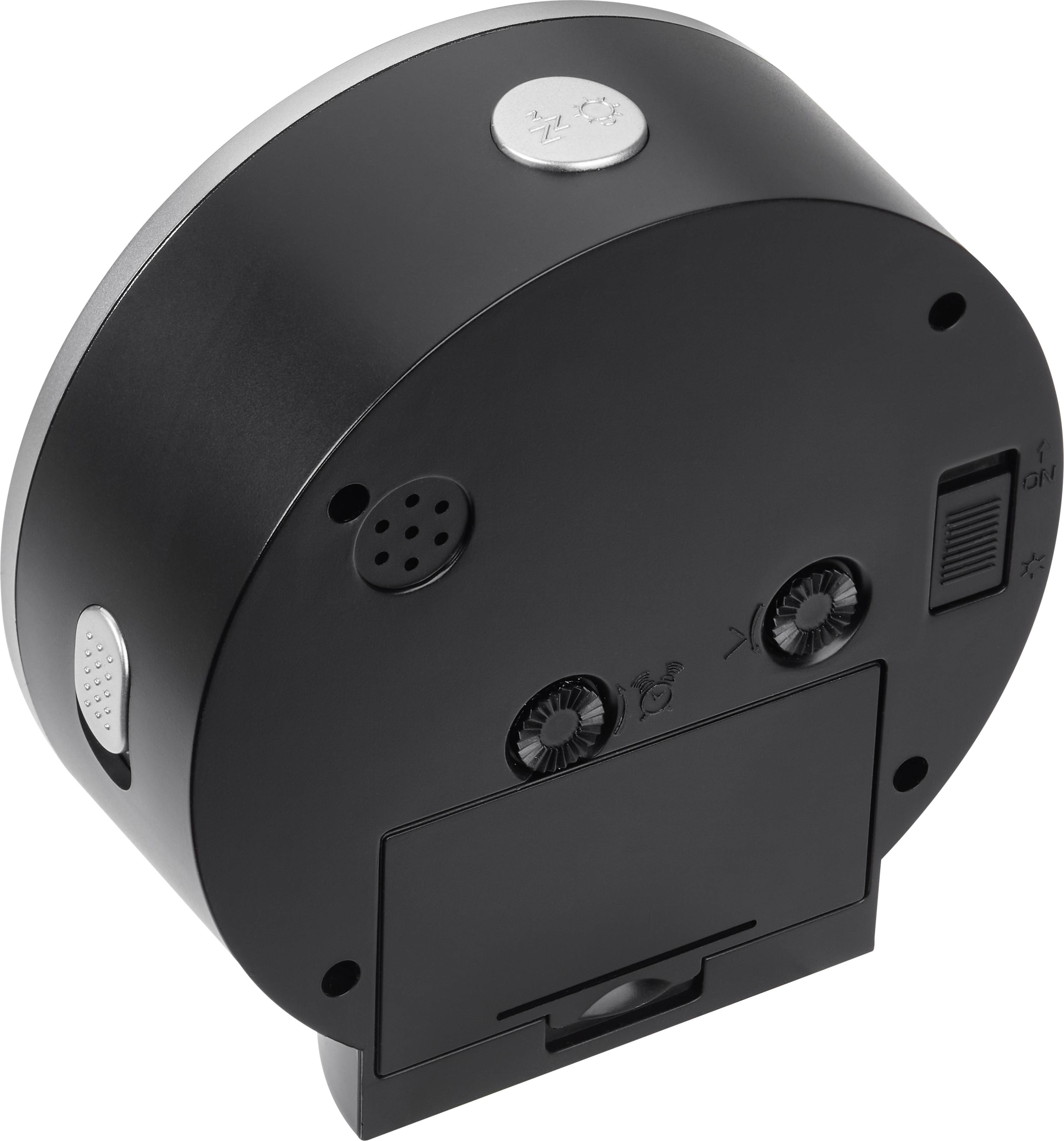 TFA Dostmann 60.1034.01 Quarz Wecker Schwarz Alarmzeiten 1