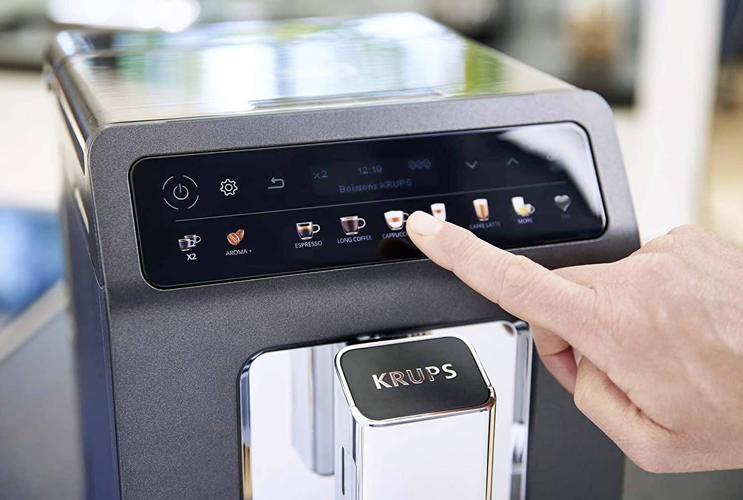 Krups EA895N Evidence One EA895N Kaffeevollautomat Graphit