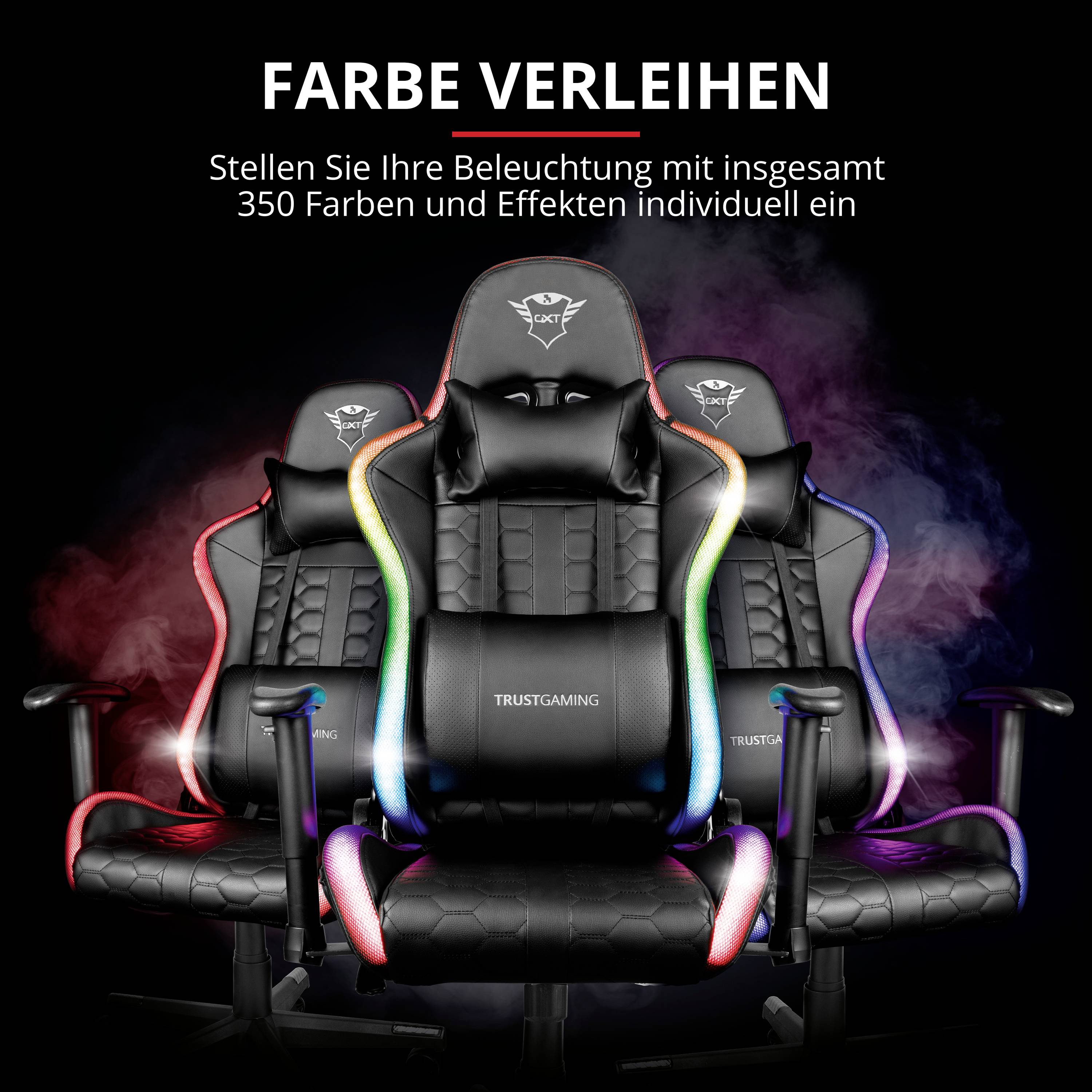 Trust ODY Silent Wireless Deskset Kabellos Tastatur, Maus-Set Deutsch, QWERTZ Schwarz