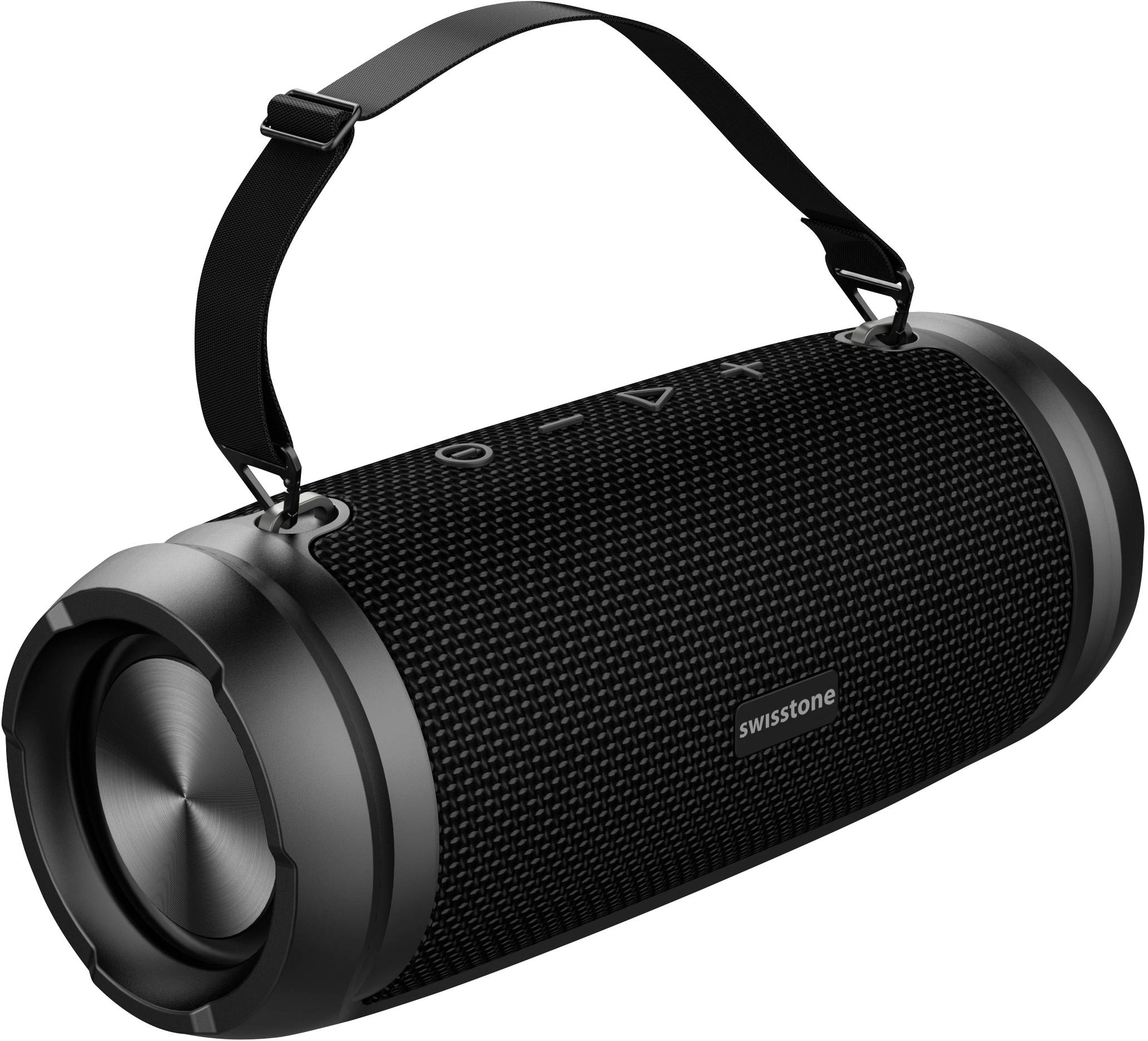 swisstone BX 580XXL Bluetooth® Lautsprecher Freisprechfunktion, Outdoor, Wasserfest Schwarz