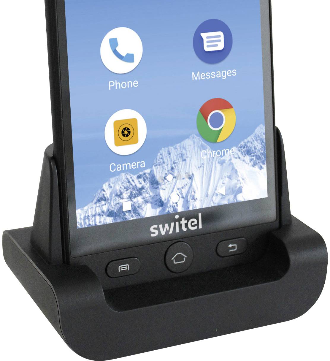 Switel VS700 Senioren-Smartphone 2 GB 14 cm (5.5 Zoll) Schwarz Android™ 9.0