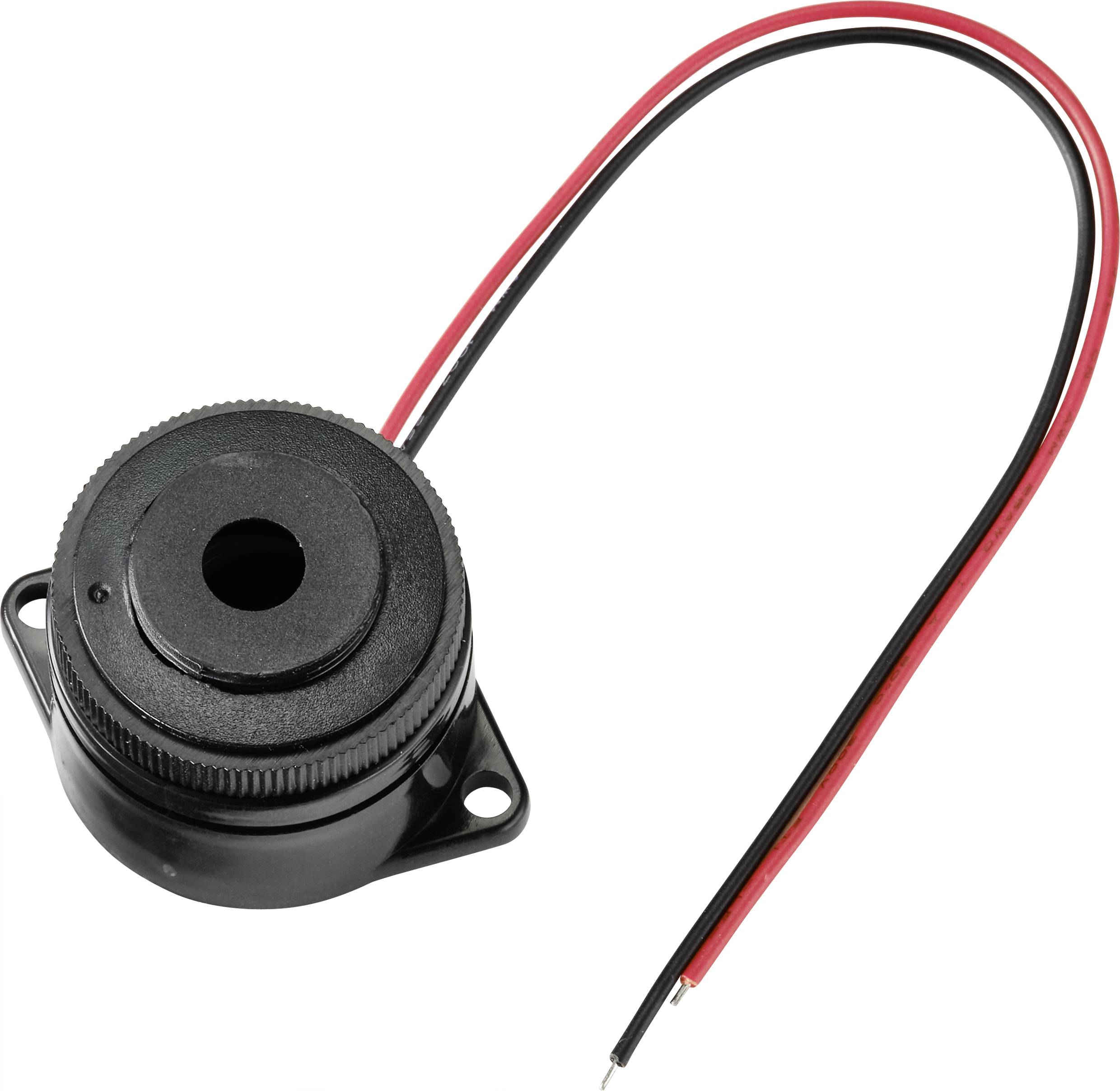 TRU COMPONENTS TC-9202120 Piezo-Signalgeber Geräusch-Entwicklung: 75 dB Spannung: 12 V/DC Dauerton
