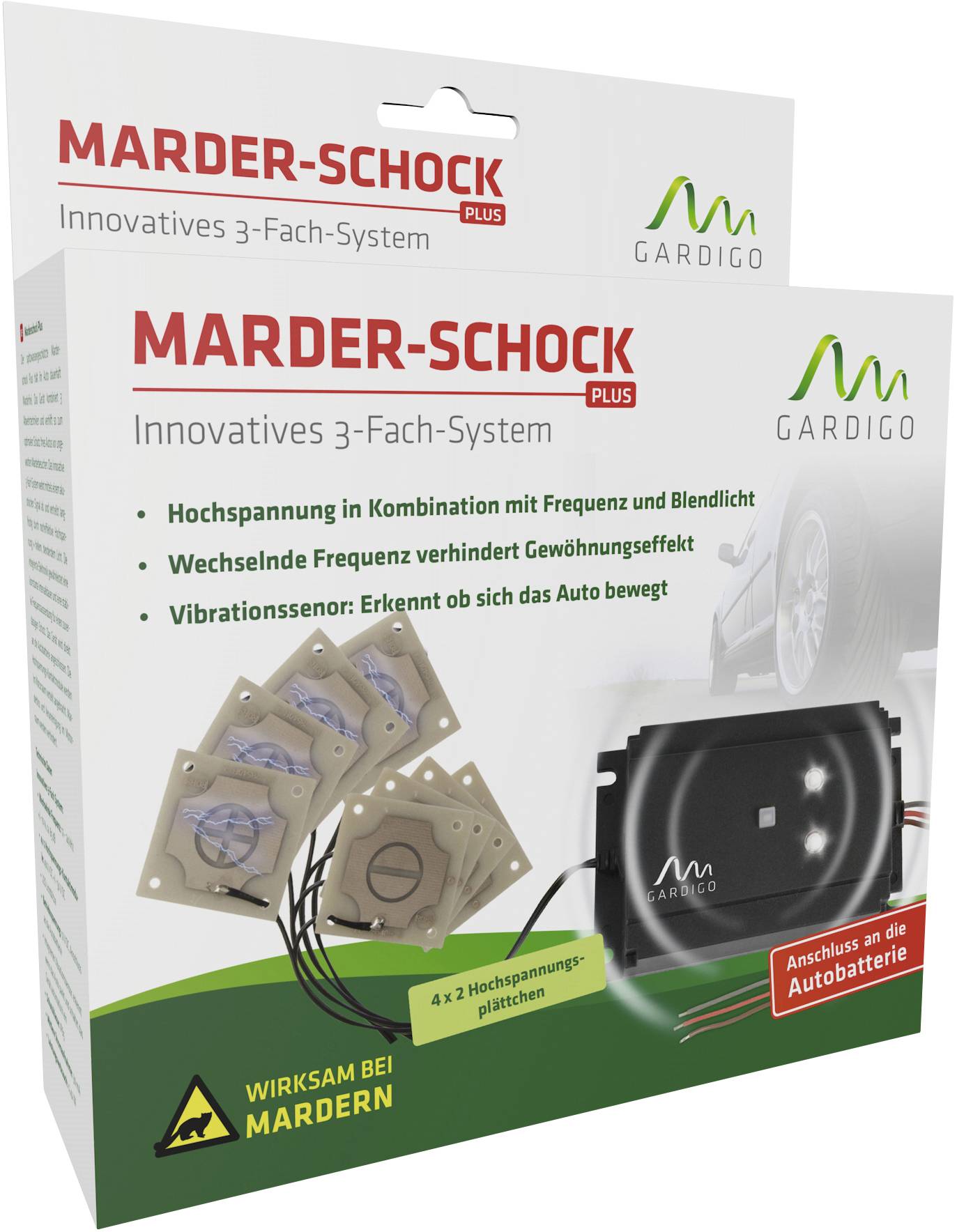 Gardigo 78540 Ultraschall-Marderabwehr 12V 1St.