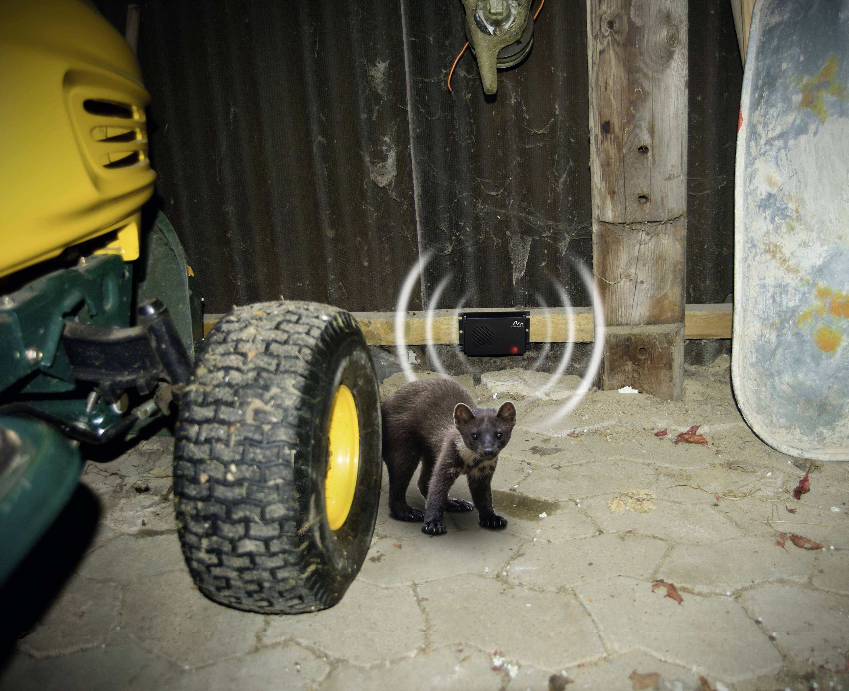 Gardigo Marder-Frei-Mobil Marderabwehr Funktionsart Ultraschall Wirkungsbereich 40 m² 1 St.