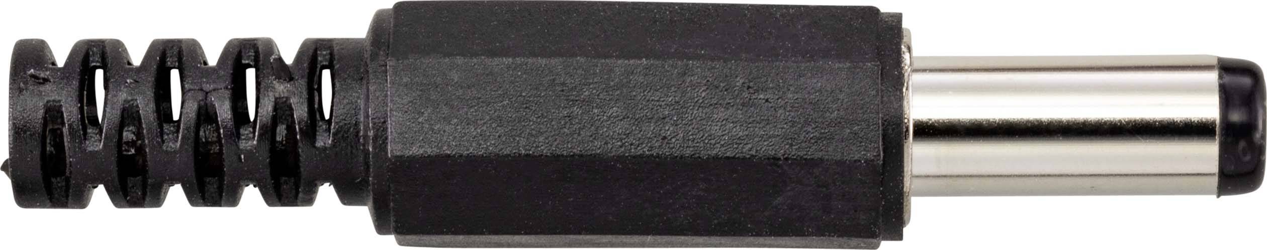 TRU COMPONENTS Niedervolt-Steckverbinder Stecker, gerade 5.5mm 2.5mm Bulk