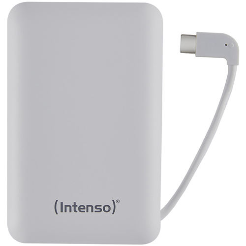 Intenso XC10000 Powerbank 10000 mAh LiPo USB-A, USB-C® Weiß Statusanzeige