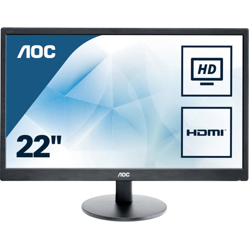AOC E2270SWHN LCD-Monitor 54.6cm (21.5 Zoll) EEK E (A - G) 1920 x 1080 Pixel Full HD 5 ms