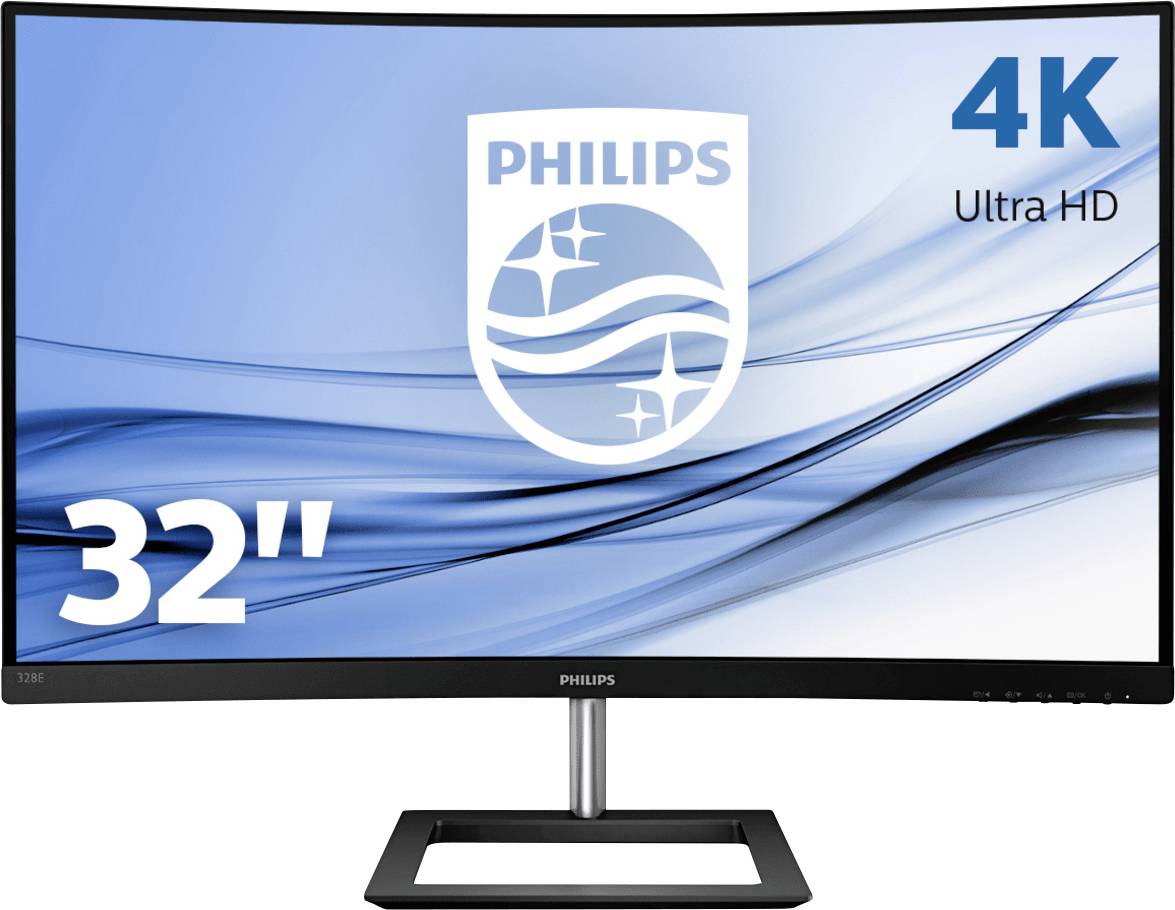Philips Monitore 328E1CA LCD-Monitor EEK G (A - G) 81.3 cm (32 Zoll) 3840 x 2160 Pixel 16:9 4 ms Audio-Line-out VA LED