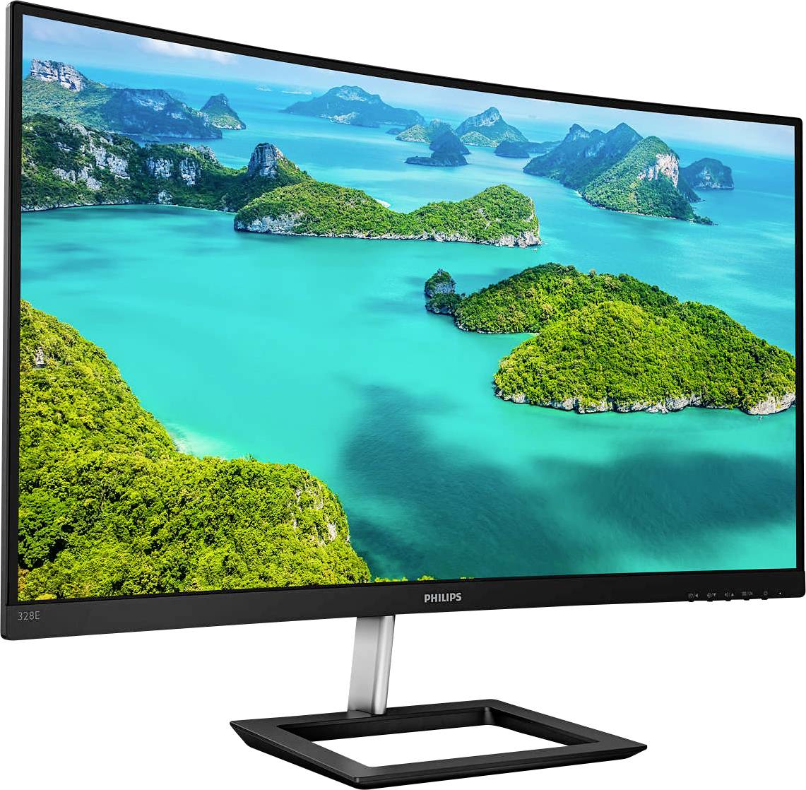 Philips Monitore 328E1CA LCD-Monitor EEK G (A - G) 81.3cm (32 Zoll) 3840 x 2160 Pixel 16:9 4 ms Audio-Line-out VA LED