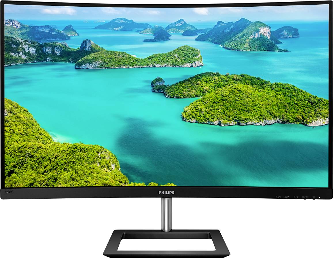 Philips Monitore 328E1CA LCD-Monitor EEK G (A - G) 81.3cm (32 Zoll) 3840 x 2160 Pixel 16:9 4 ms Audio-Line-out VA LED