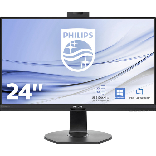 Philips 241B7QUBHEB LCD-Monitor 61cm (24 Zoll) EEK E (A - G) 1920 x 1080 Pixel Full HD 5 ms Audio-Line-out IPS LED