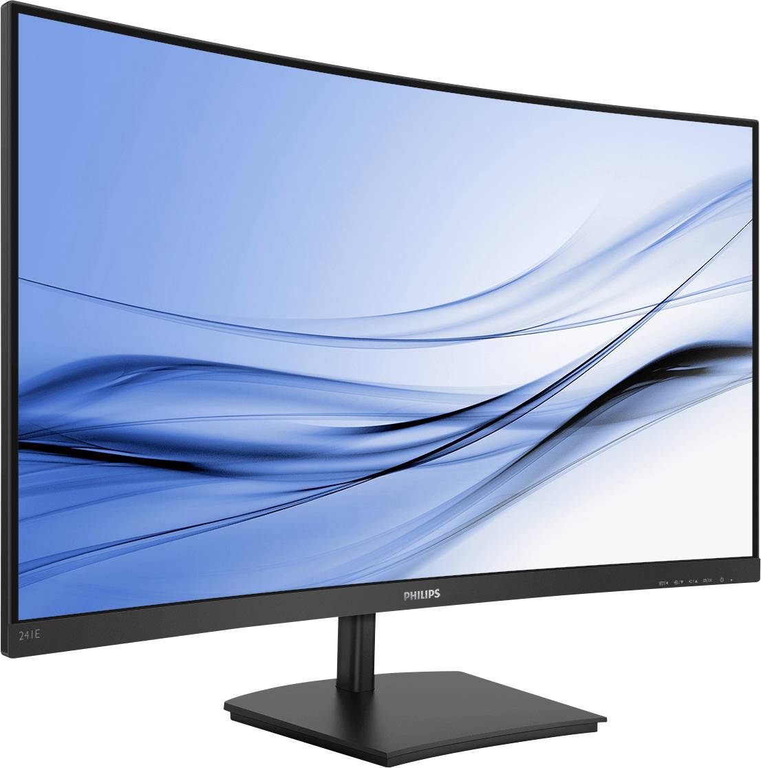 Philips Monitore 241E1SCA LCD-Monitor EEK F (A - G) 61 cm (24 Zoll) 1920 x 1080 Pixel 16:9 4 ms Kopfhörer-Buchse, Audio-Line-in VA LED