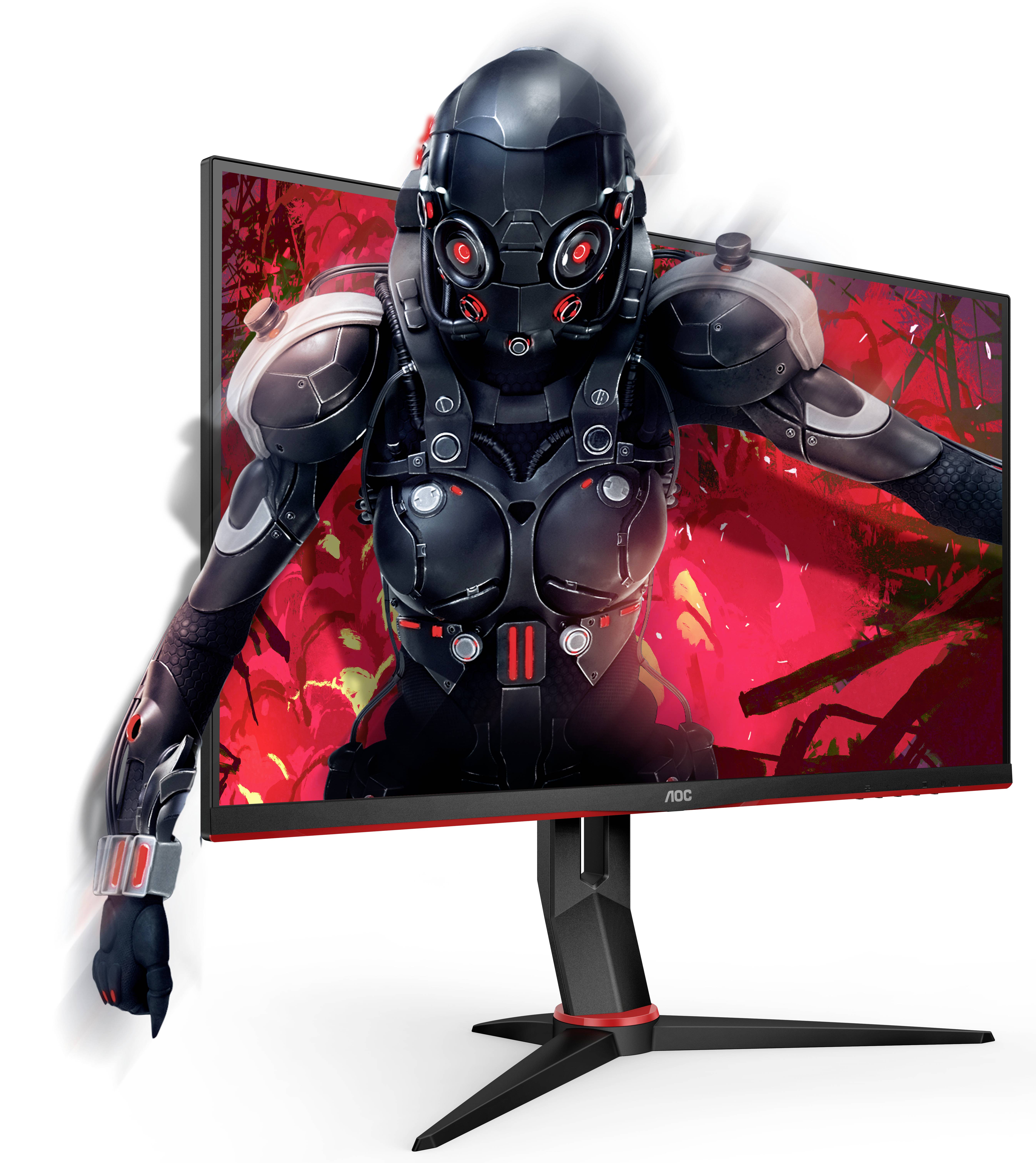 AOC 27G2U5/BK LCD-Monitor EEK F (A - G) 68.6cm (27 Zoll) 1920 x 1080 Pixel 16:9 1 ms Kopfhörer-Buchse, Audio-Line-in IPS LED
