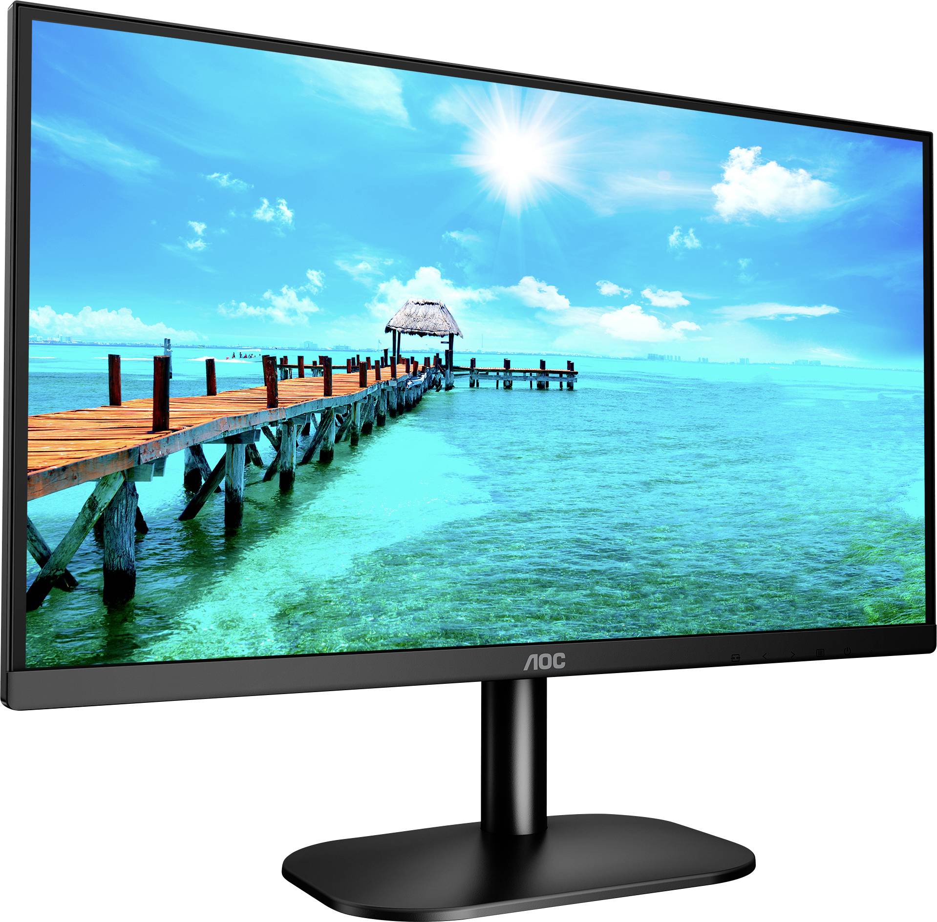 AOC 22B2H LCD-Monitor EEK E (A - G) 55.9 cm (22 Zoll) 1920 x 1080 Pixel 16:9 6.5 ms Kopfhörer-Buchse VA LED