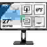 AOC Q27P2Q LCD-Monitor 68.6cm (27 Zoll) EEK F (A - G) 2560 x 1440 Pixel QHD 4 ms Kopfhörer-Buchse, Audio-Line-in IPS LED