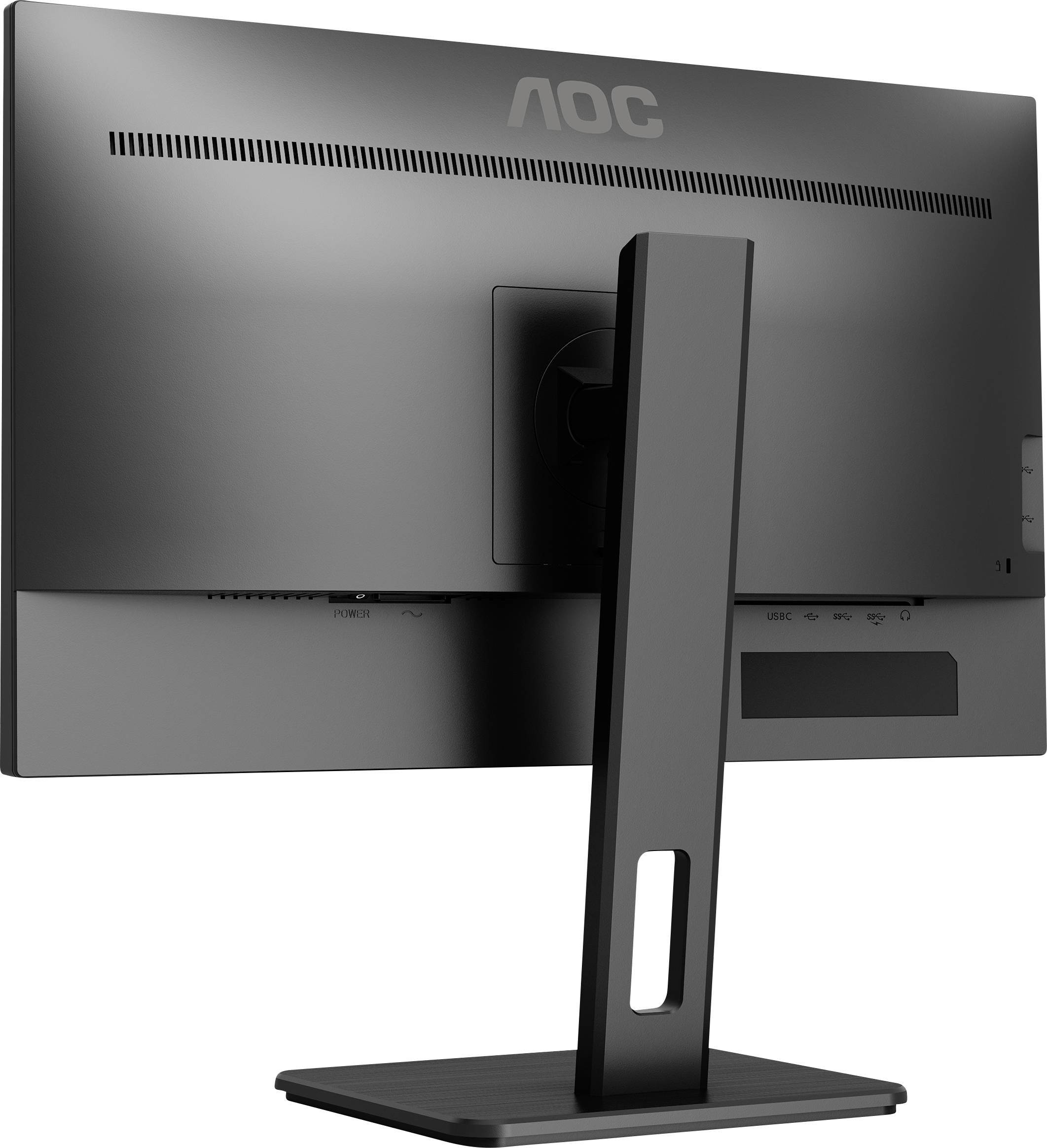 AOC U27P2 LCD-Monitor EEK G (A - G) 68.6cm (27 Zoll) 3840 x 2160 Pixel 16:9 4 ms Kopfhörer-Buchse, Audio-Line-in IPS LED