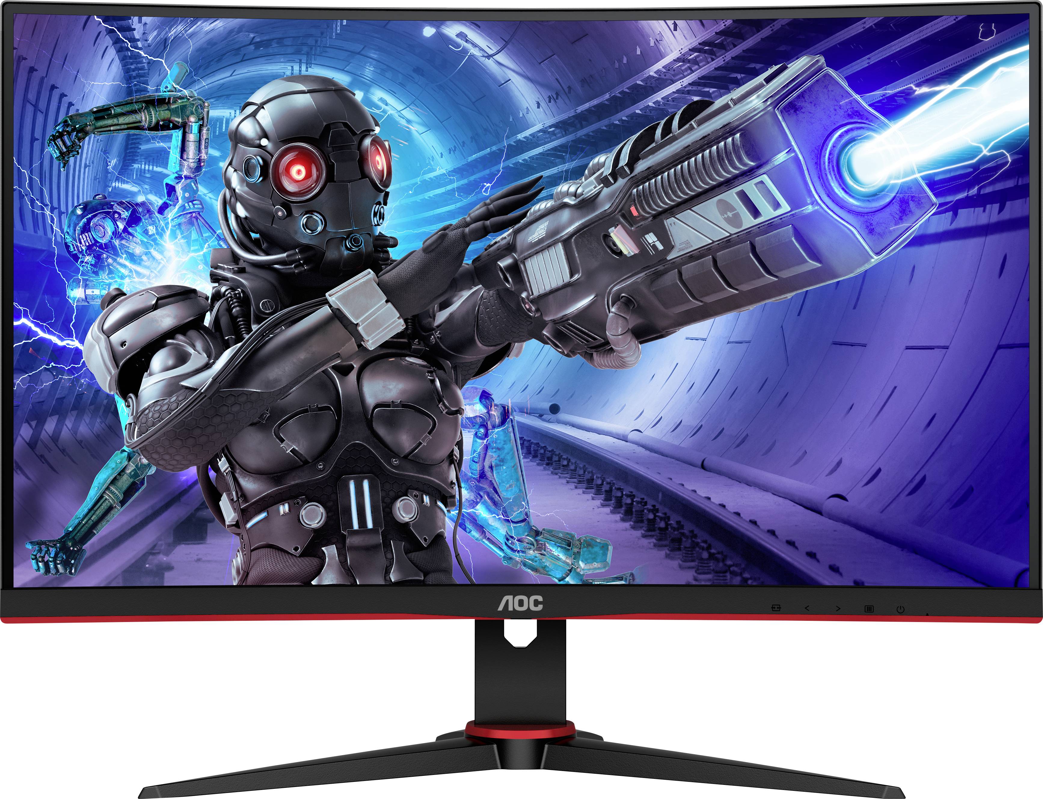 AOC C27G2ZE/BK LCD-Monitor EEK F (A - G) 68.6 cm (27 Zoll) 1920 x 1080 Pixel 16:9 0.5 ms Kopfhörer-Buchse VA LED