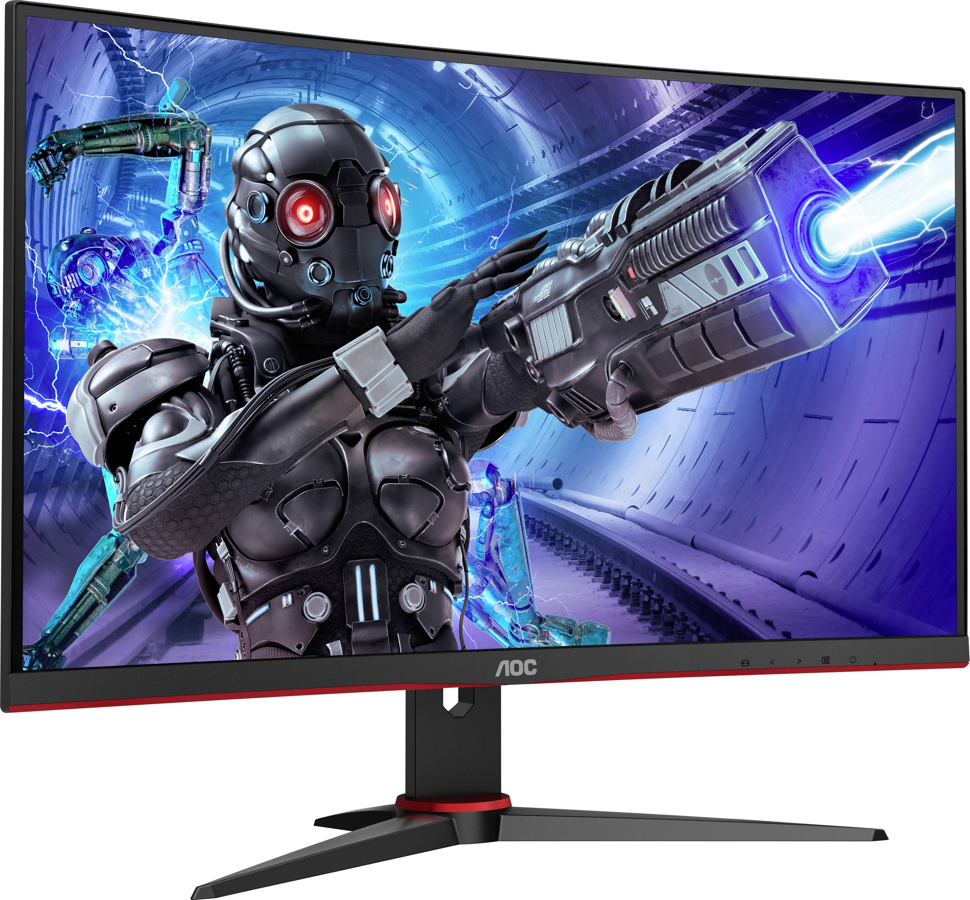 AOC C27G2ZE/BK LCD-Monitor EEK F (A - G) 68.6 cm (27 Zoll) 1920 x 1080 Pixel 16:9 0.5 ms Kopfhörer-Buchse VA LED