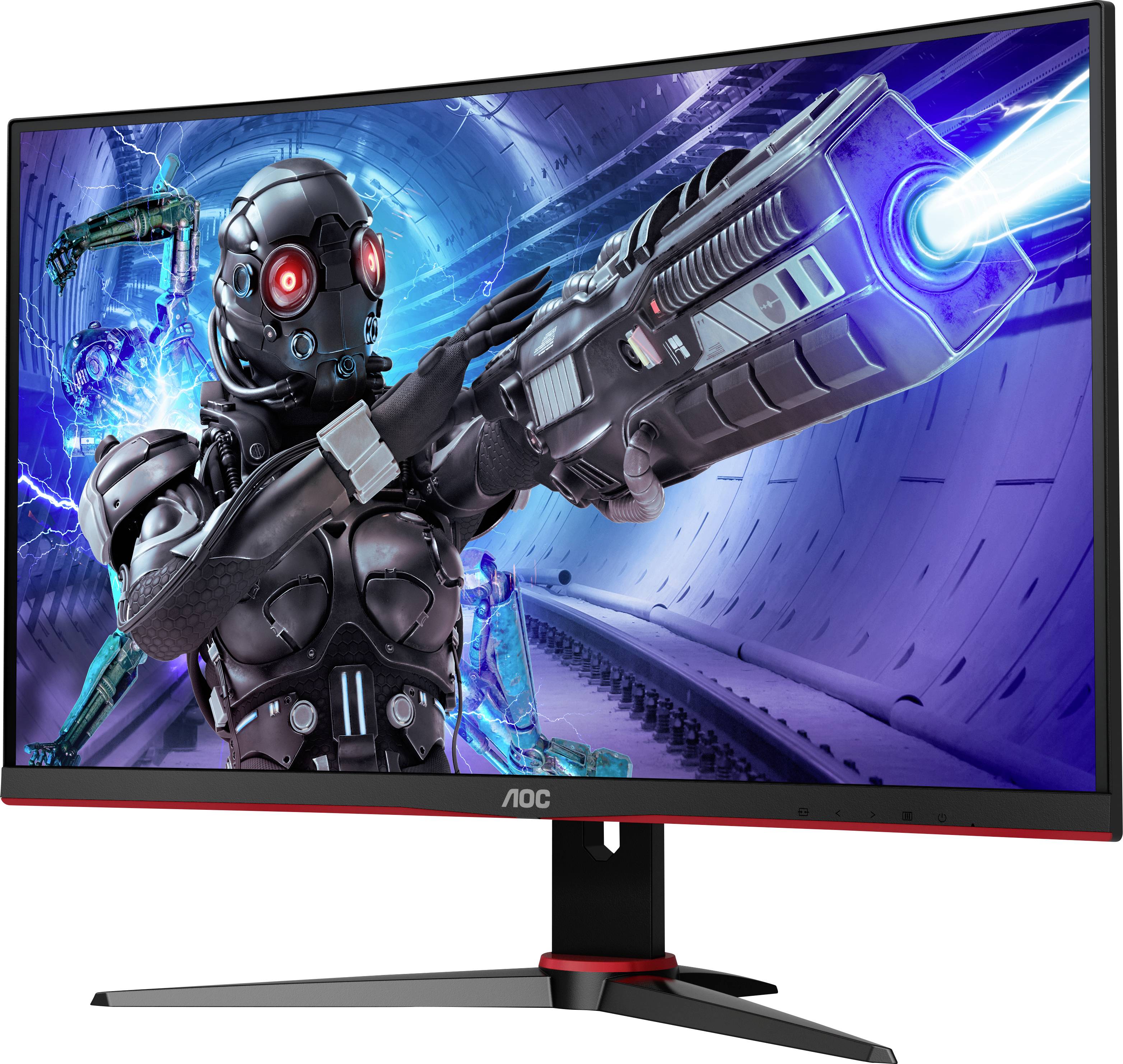 AOC C27G2ZE/BK LCD-Monitor EEK F (A - G) 68.6 cm (27 Zoll) 1920 x 1080 Pixel 16:9 0.5 ms Kopfhörer-Buchse VA LED