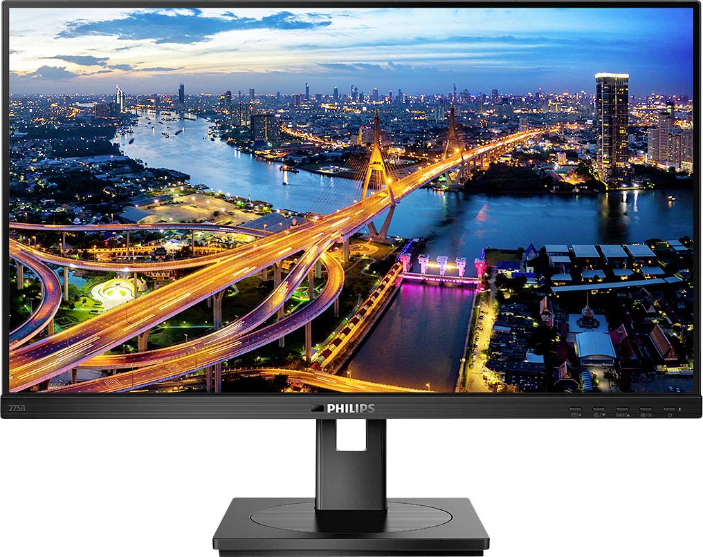 Philips Monitore 275B1 LCD-Monitor EEK F (A - G) 68.6 cm (27 Zoll) 2560 x 1440 Pixel 16:9 4 ms Audio-Line-out IPS LED