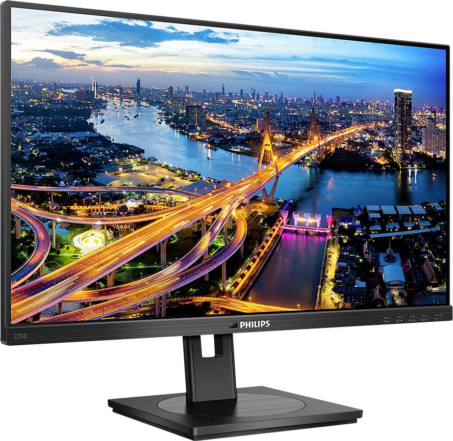 Philips Monitore 275B1 LCD-Monitor EEK F (A - G) 68.6 cm (27 Zoll) 2560 x 1440 Pixel 16:9 4 ms Audio-Line-out IPS LED