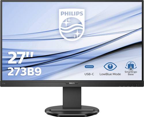 Philips 273B9 LCD-Monitor 68.6cm (27 Zoll) EEK A+ (A+++ - D) 1920 x 1080 Pixel Full HD 4 ms Kopfhör