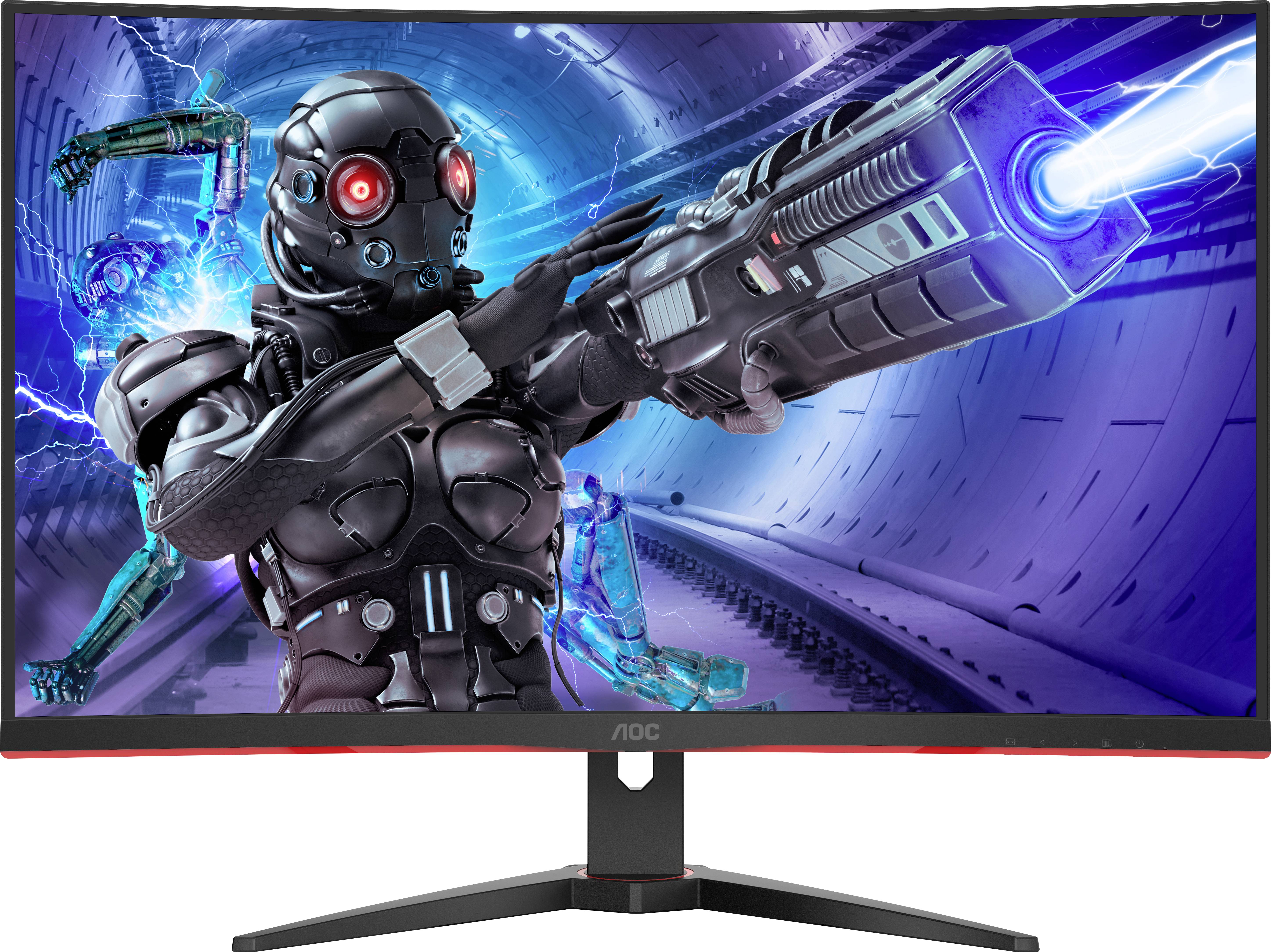 AOC C32G2ZE/BK LCD-Monitor EEK F (A - G) 81.3 cm (32 Zoll) 1920 x 1080 Pixel 16:9 1 ms Kopfhörer-Buchse VA LED