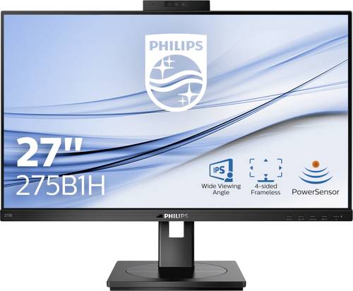 Philips 275B1H LCD-Monitor 68.6cm (27 Zoll) EEK A (A+++ - D) 2560 x 1440 Pixel QHD 4 ms Audio-Line-o