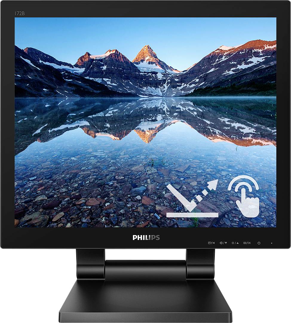 Philips Monitore 172B9TL LCD-Monitor EEK D (A - G) 43.2 cm (17 Zoll) 1280 x 1024 Pixel 5:4 1 ms Kopfhörer-Buchse, Audio-Line-in TN LED