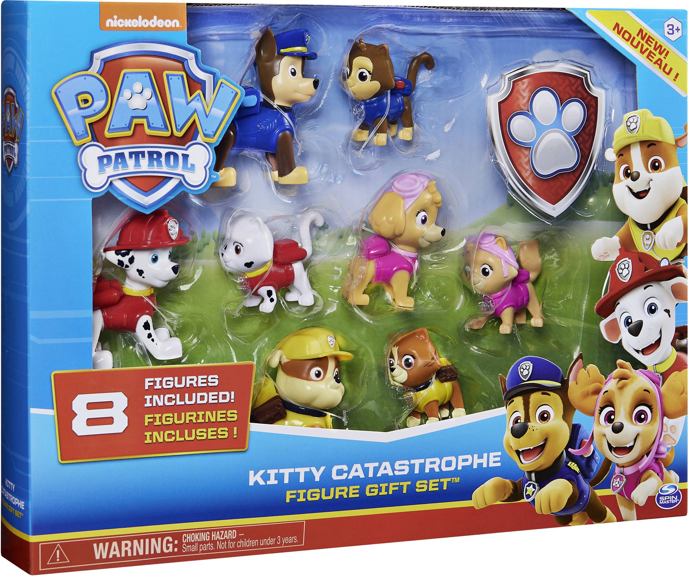 PAW Patrol Chaos-Kätzchen Geschenkset mit 8 Figuren