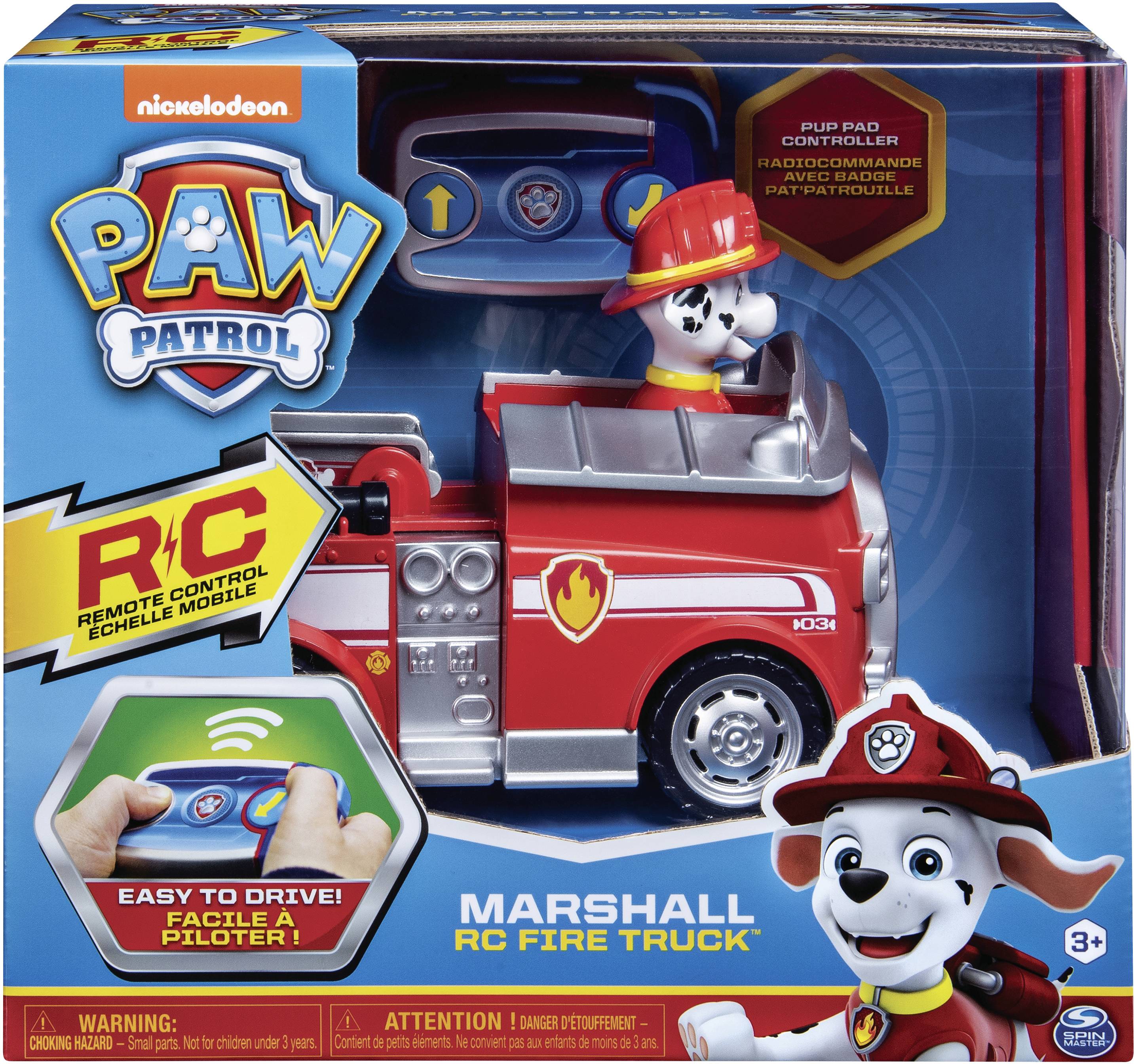 Spin Master 6054195 Paw Patrol - RC Marshall RC Einsteiger Modellauto