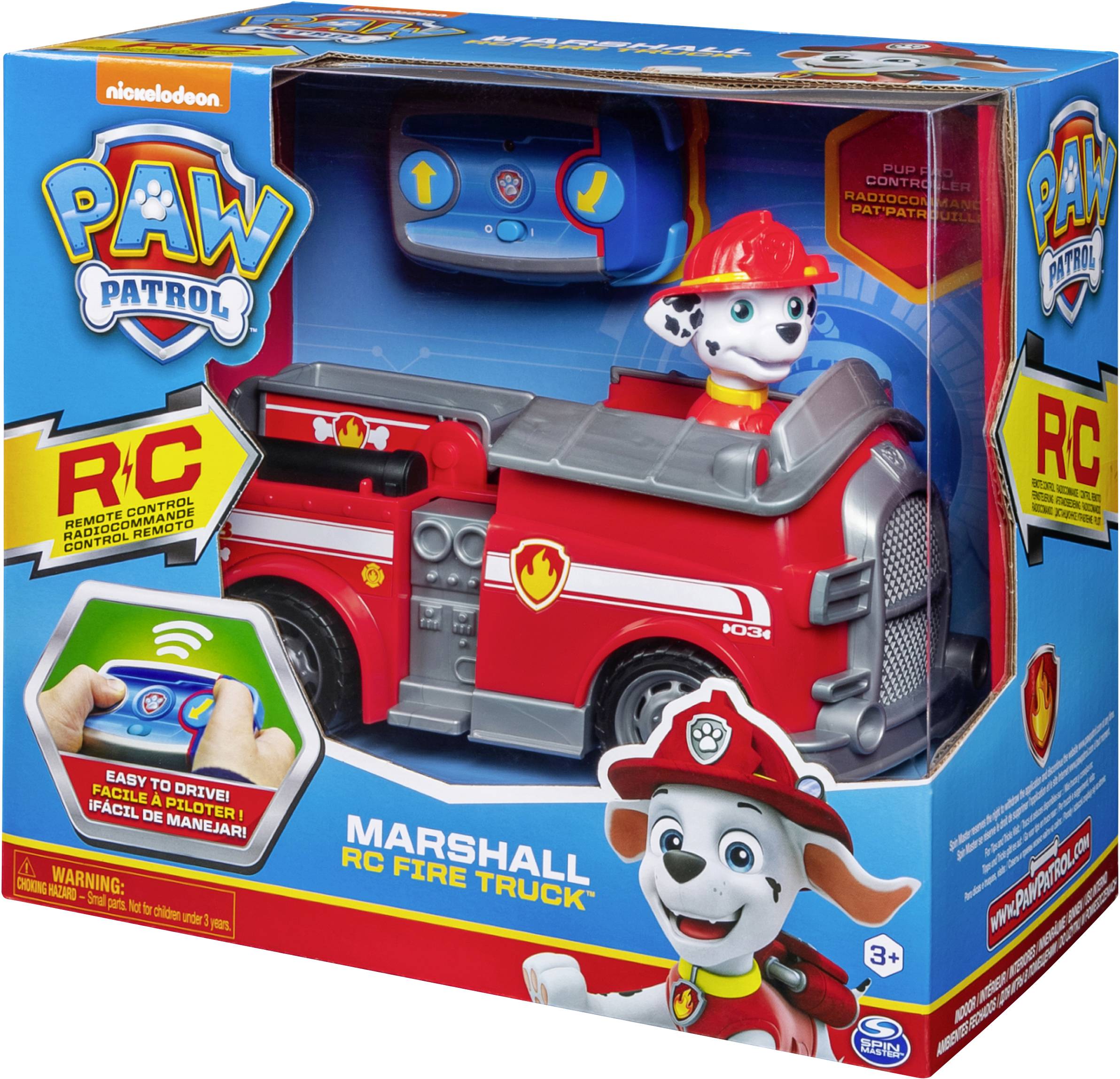 Spin Master 6054195 Paw Patrol - RC Marshall RC Einsteiger Modellauto