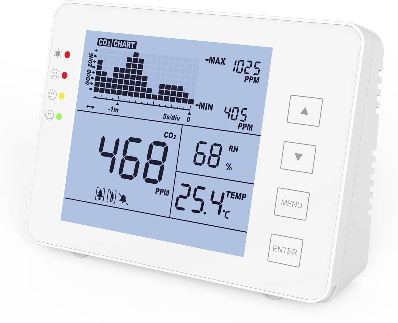 SA 1200P Kohlendioxid-Messgerät  mit Datenloggerfunktion