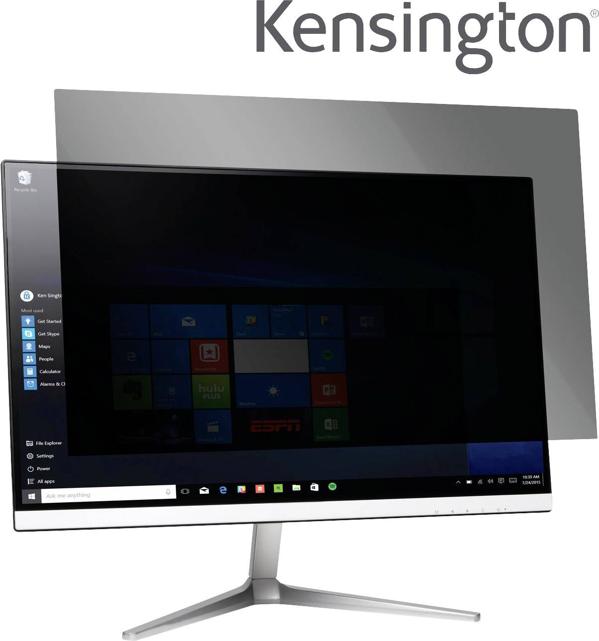Kensington Privacy Screen Filter Blickschutzfolie Monitor 81,3 cm (32") Bildformat: 21:9 627442