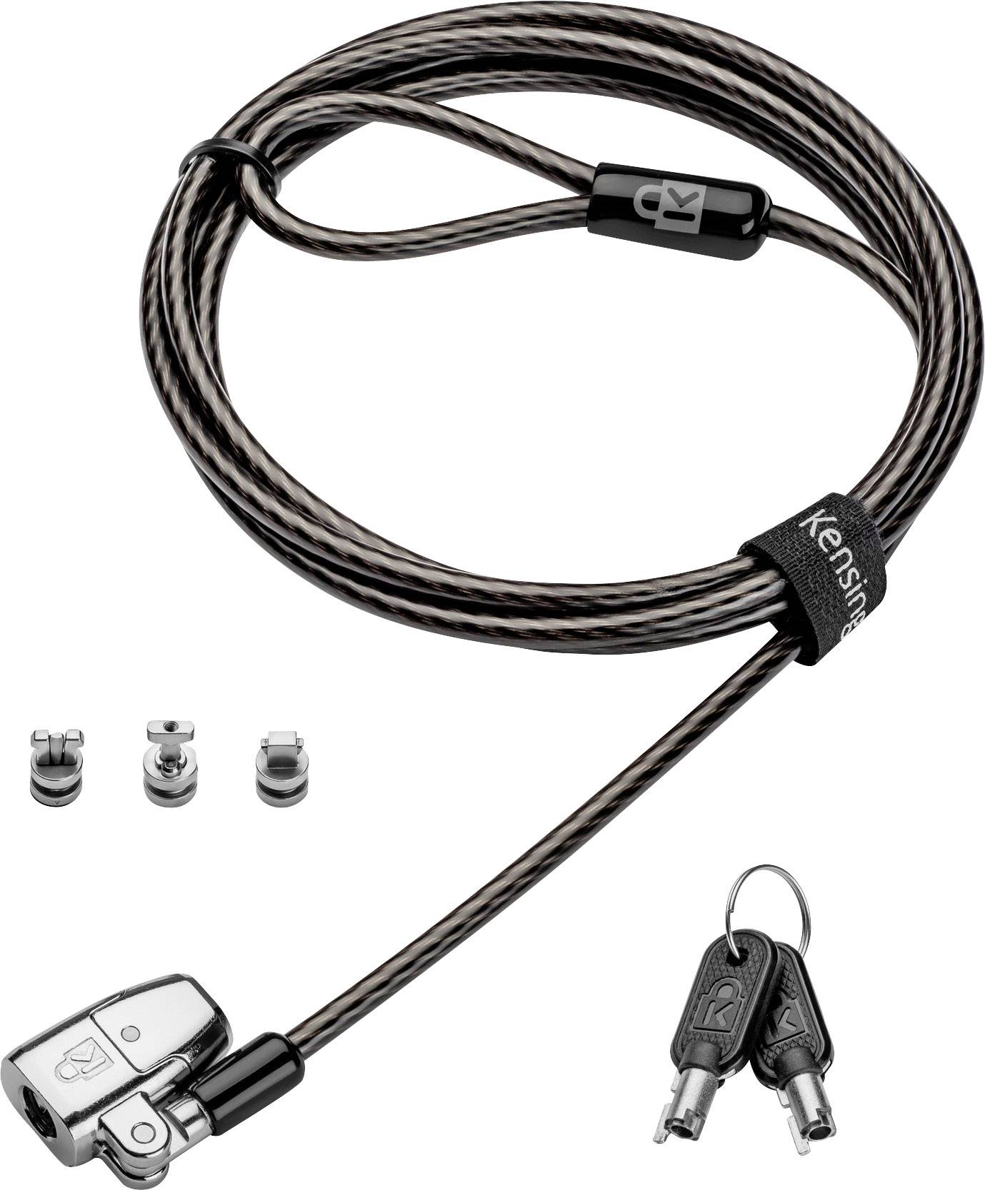 Kensington Laptop Schloss ClickSafe 2.0 - Universal Keyed Schlüsselschloss inkl. 2 Schlüssel