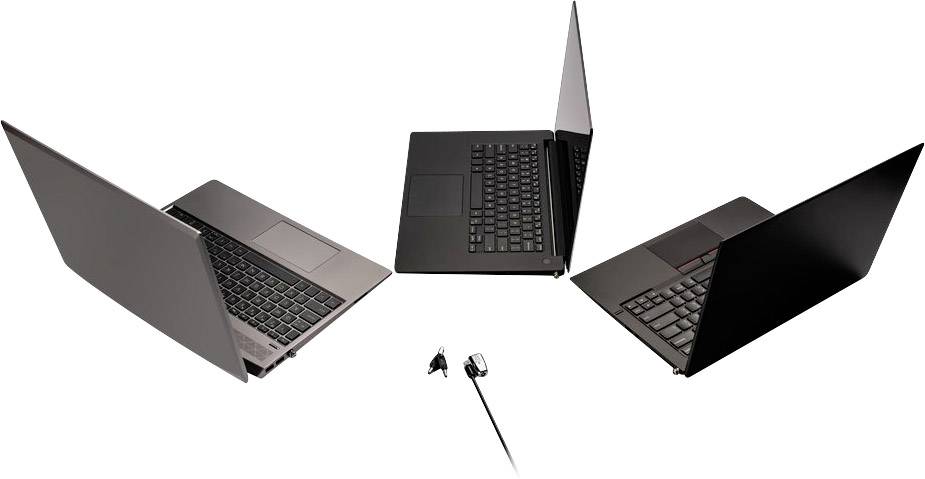 Kensington Laptop Schloss ClickSafe 2.0 - Universal Keyed Schlüsselschloss inkl. 2 Schlüssel