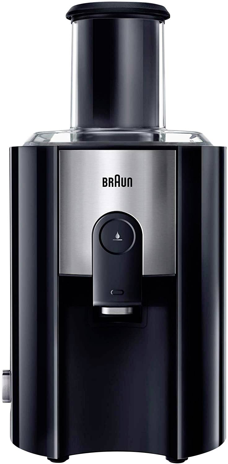 Braun Entsafter Multiquick 5 J500 BK 900 W Edelstahl, Schwarz mit Entsafter