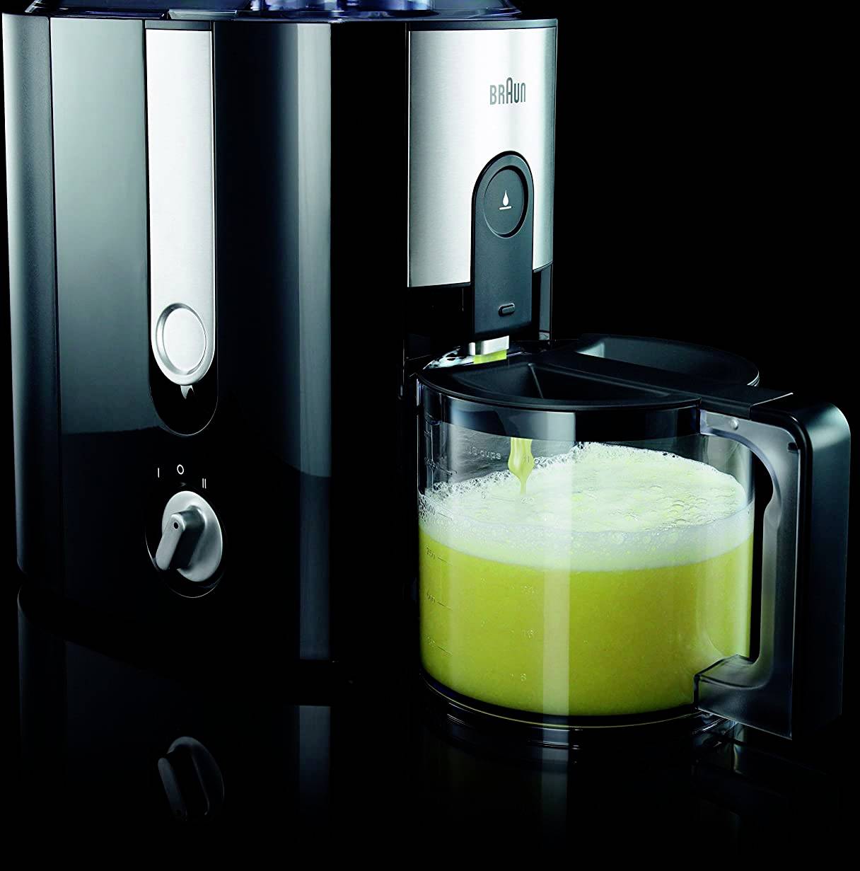 Braun Entsafter Multiquick 5 J500 BK 900 W Edelstahl, Schwarz mit Entsafter