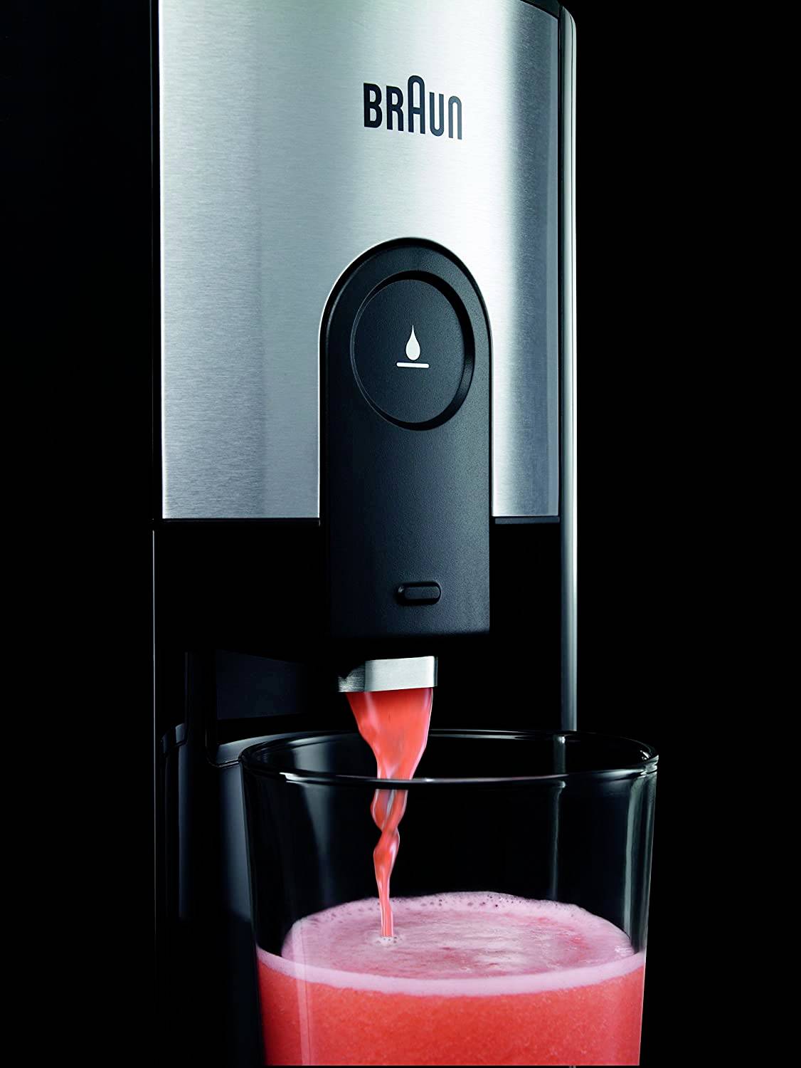 Braun Entsafter Multiquick 5 J500 BK 900 W Edelstahl, Schwarz mit Entsafter