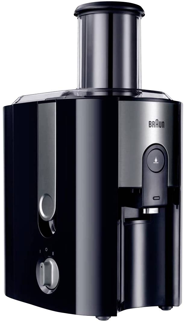Braun Entsafter Multiquick 5 J500 BK 900 W Edelstahl, Schwarz mit Entsafter