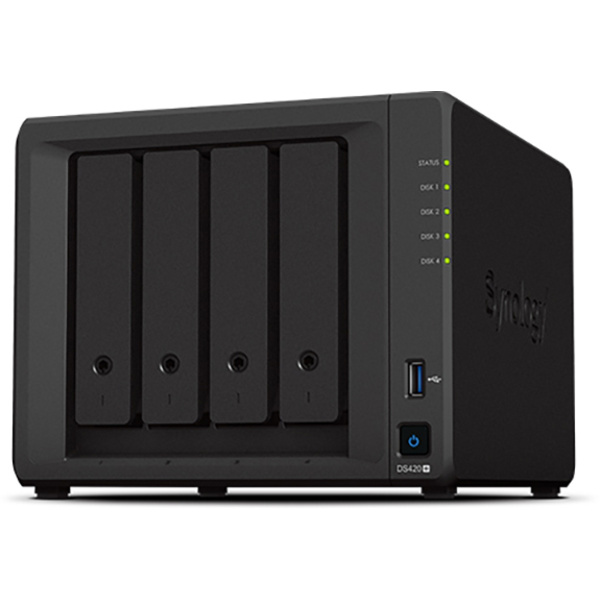 Synology NAS-Server (generalüberholt) (sehr gut) 12TB DiskStation DS420+ 12TB DS420+-12TB-FR bestückt mit 4x 3TB Recertified