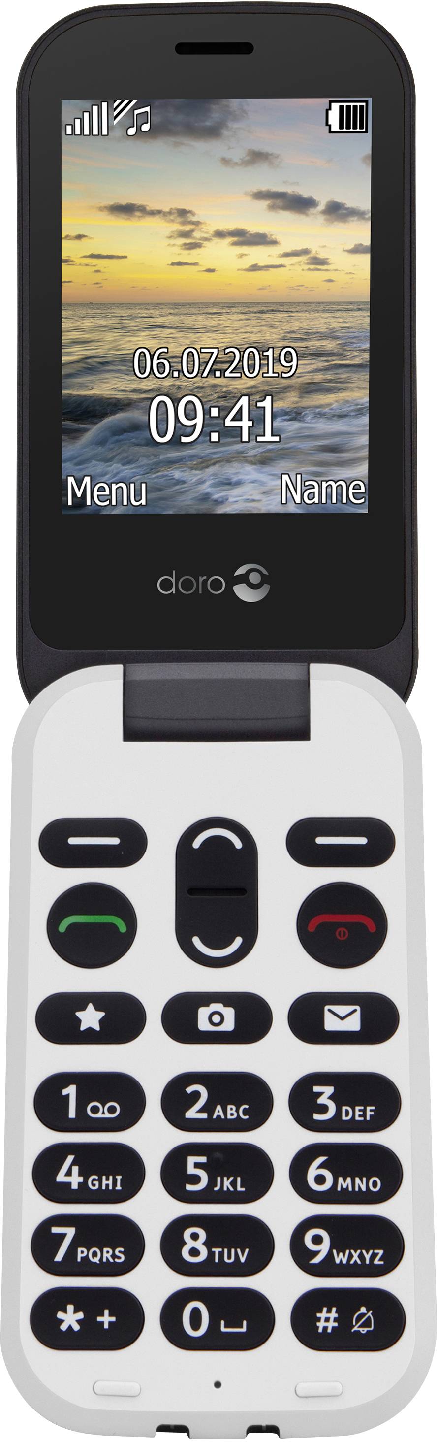 Doro 6060 Senioren-Handy Schwarz